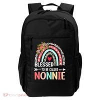 Rainbow Blessed To Be Called Nonnie Leopard Mother's Day Backpack thumb 0