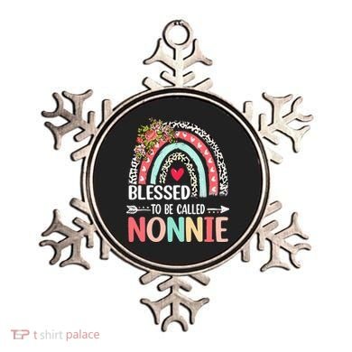 Rainbow Blessed To Be Called Nonnie Leopard Mother's Day Ornament