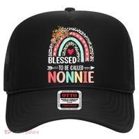 Rainbow Blessed To Be Called Nonnie Leopard Mother's Day Hat thumb 0