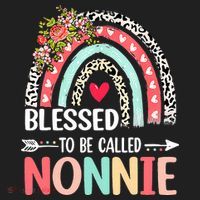 Rainbow Blessed To Be Called Nonnie Leopard Mother's Day Hat thumb 2