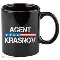 Recruited By The Kgb Agent Krasnov 11oz C Handle Ceramic Mug thumb 0