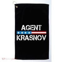 Recruited By The Kgb Agent Krasnov Golf Towel thumb 0