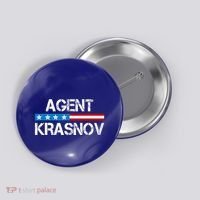 Recruited By The Kgb Agent Krasnov Button thumb 0