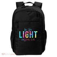Religious Be The Light Matthew 5 14 Christian Easter Backpack thumb 0