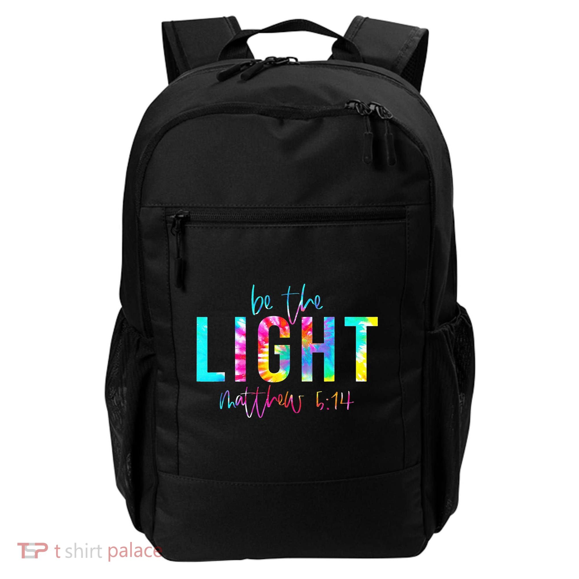 Religious Be The Light Matthew 5 14 Christian Easter Backpack
