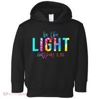 Religious Be The Light Matthew 5 14 Christian Easter Toddler Hoodie thumb 0