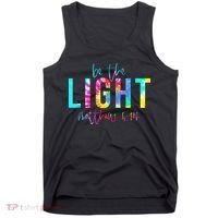 Religious Be The Light Matthew 5 14 Christian Easter Tank Top thumb 0