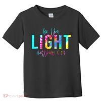 Religious Be The Light Matthew 5 14 Christian Easter Toddler T-Shirt thumb 0