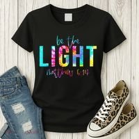 Religious Be The Light Matthew 5 14 Christian Easter Women's T-Shirt thumb 3