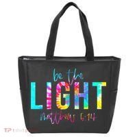 Religious Be The Light Matthew 5 14 Christian Easter Tote Bag thumb 0