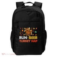 Run Beer Turkey Nap Running Trot Dinner Thanksgiving Backpack thumb 0