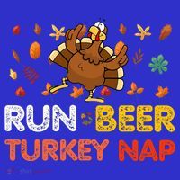 Run Beer Turkey Nap Running Trot Dinner Thanksgiving Toddler T-Shirt thumb 4