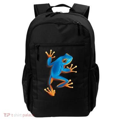 Realistic Blue Tree Frog Backpack