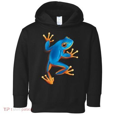 Realistic Blue Tree Frog Toddler Hoodie