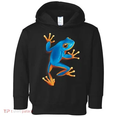 Realistic Blue Tree Frog Toddler Hoodie