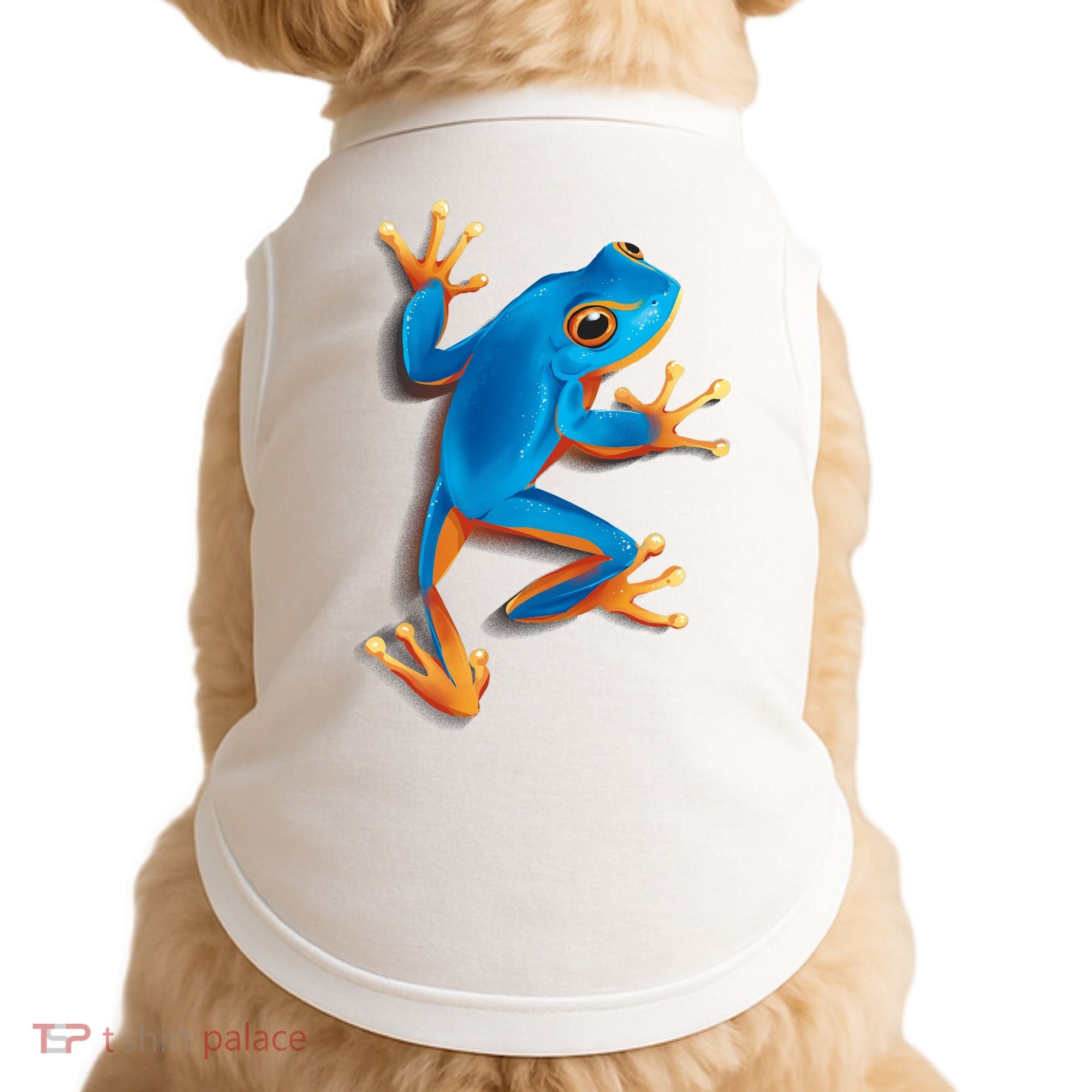 Realistic Blue Tree Frog Doggie Tank