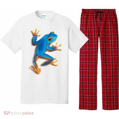 Realistic Blue Tree Frog Pajama Set