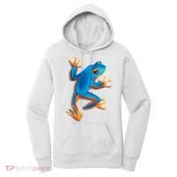 Realistic Blue Tree Frog Women's Hoodie thumb 0