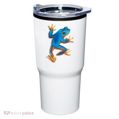 Realistic Blue Tree Frog Tumbler