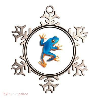 Realistic Blue Tree Frog Ornament