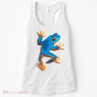 Realistic Blue Tree Frog Women's Tank Top thumb 0