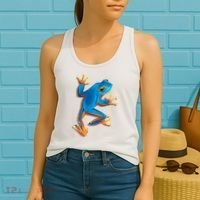 Realistic Blue Tree Frog Women's Tank Top thumb 2