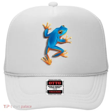 Realistic Blue Tree Frog Hat