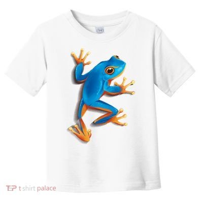 Realistic Blue Tree Frog Toddler T-Shirt