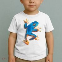Realistic Blue Tree Frog Toddler T-Shirt thumb 2
