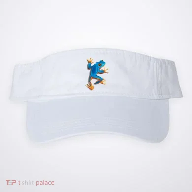 Realistic Blue Tree Frog Visor