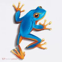 Realistic Blue Tree Frog Women's T-Shirt thumb 6