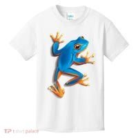 Realistic Blue Tree Frog Kids T-Shirt thumb 0