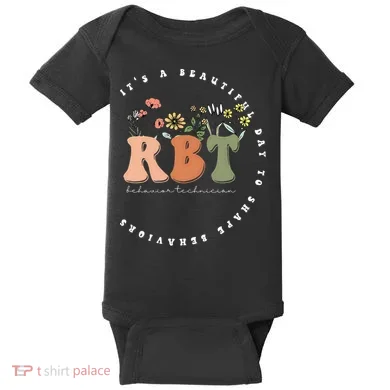 Registered Behavior Technician RBT Behavior Therapist ABA Baby Bodysuit