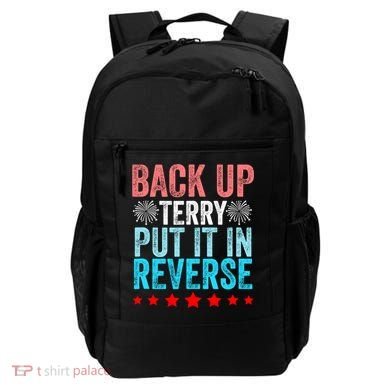 Retro Back Up Terry Put It In Reverse 4th Of July Fireworks Backpack