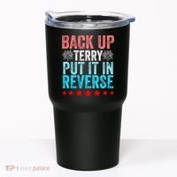 Retro Back Up Terry Put It In Reverse 4th Of July Fireworks Tumbler thumb 0