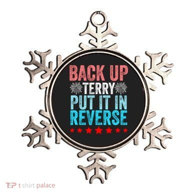 Retro Back Up Terry Put It In Reverse 4th Of July Fireworks Ornament
