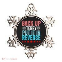 Retro Back Up Terry Put It In Reverse 4th Of July Fireworks Ornament thumb 0