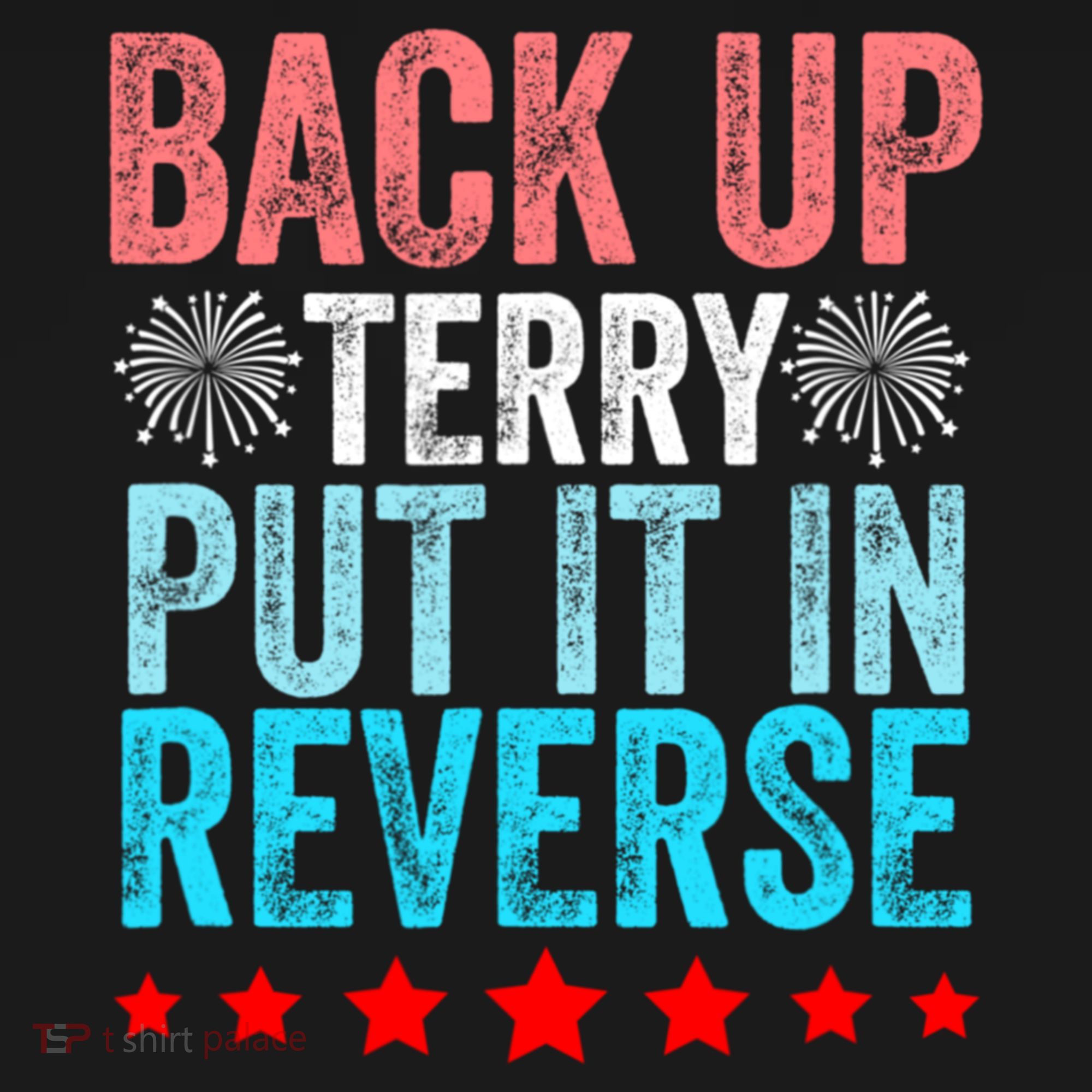 Retro Back Up Terry Put It In Reverse 4th Of July Fireworks Ornament