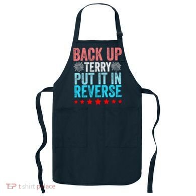 Retro Back Up Terry Put It In Reverse 4th Of July Fireworks Apron