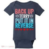 Retro Back Up Terry Put It In Reverse 4th Of July Fireworks Baby Bodysuit thumb 0