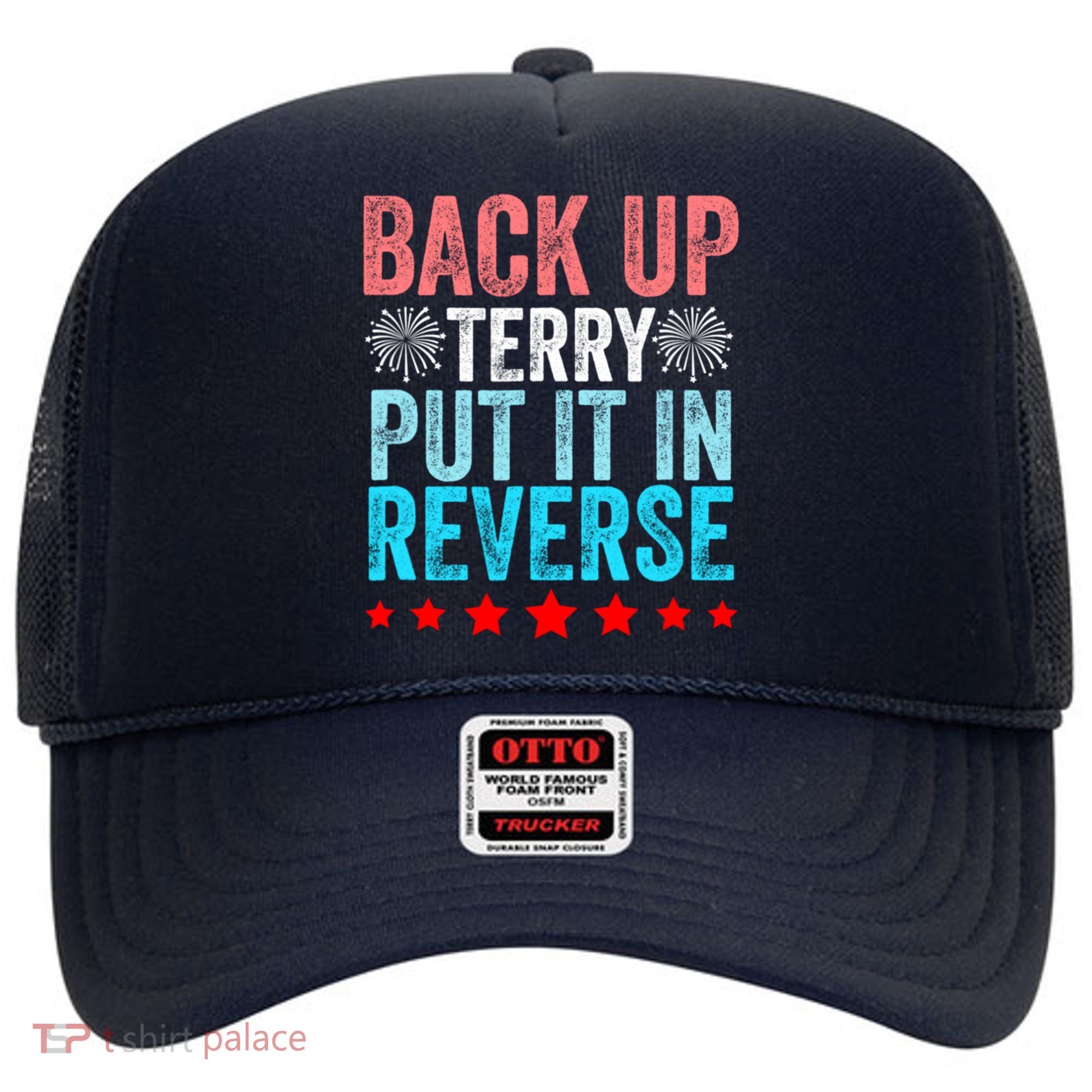 Retro Back Up Terry Put It In Reverse 4th Of July Fireworks Hat