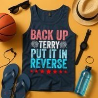 Retro Back Up Terry Put It In Reverse 4th Of July Fireworks Tank Top thumb 4