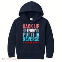 Retro Back Up Terry Put It In Reverse 4th Of July Fireworks Kids Hoodie thumb 0
