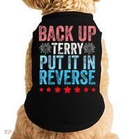 Retro Back Up Terry Back It Up Terry 4th of July Fireworks Doggie Tank thumb 0