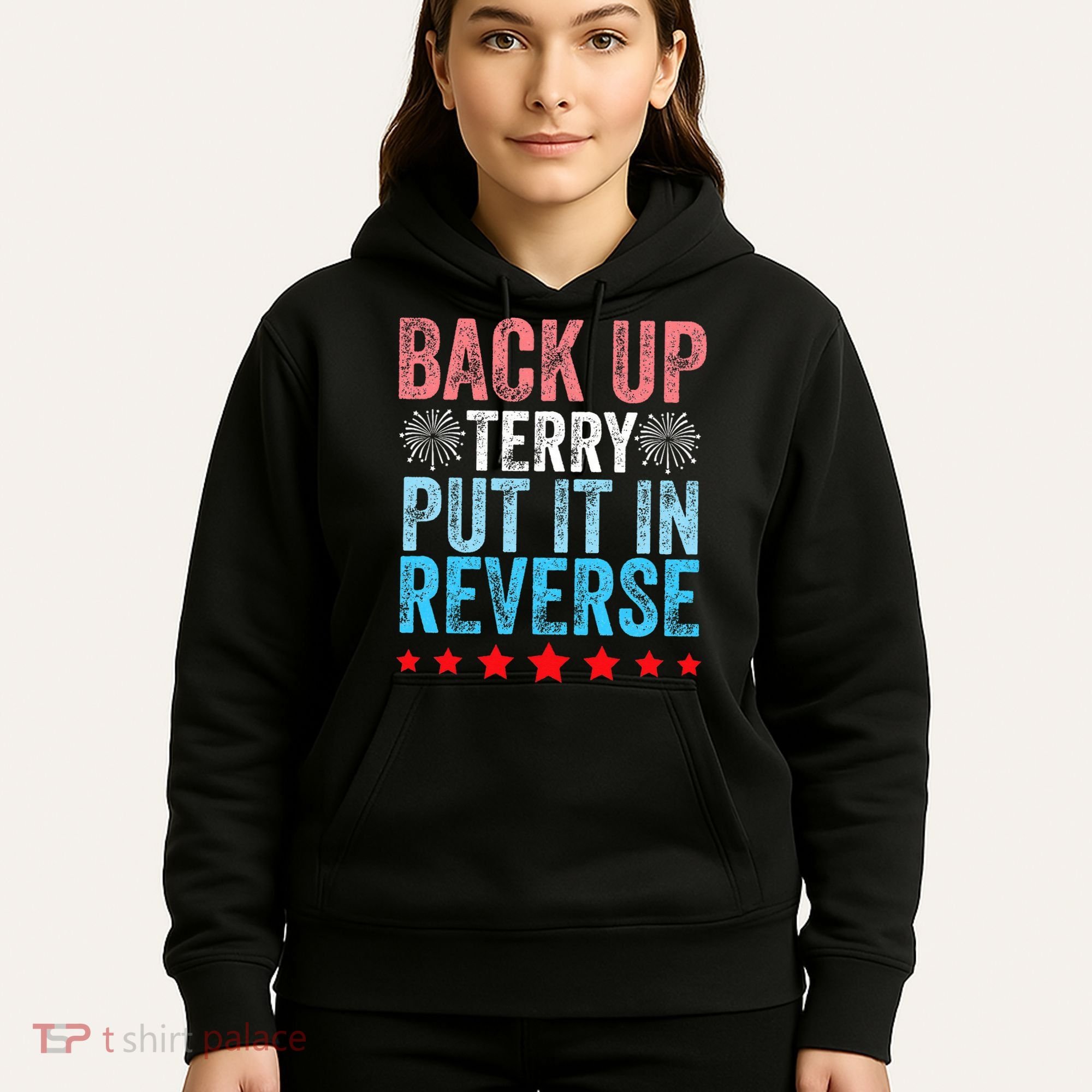 Retro Back Up Terry Back It Up Terry 4th of July Fireworks Hoodie