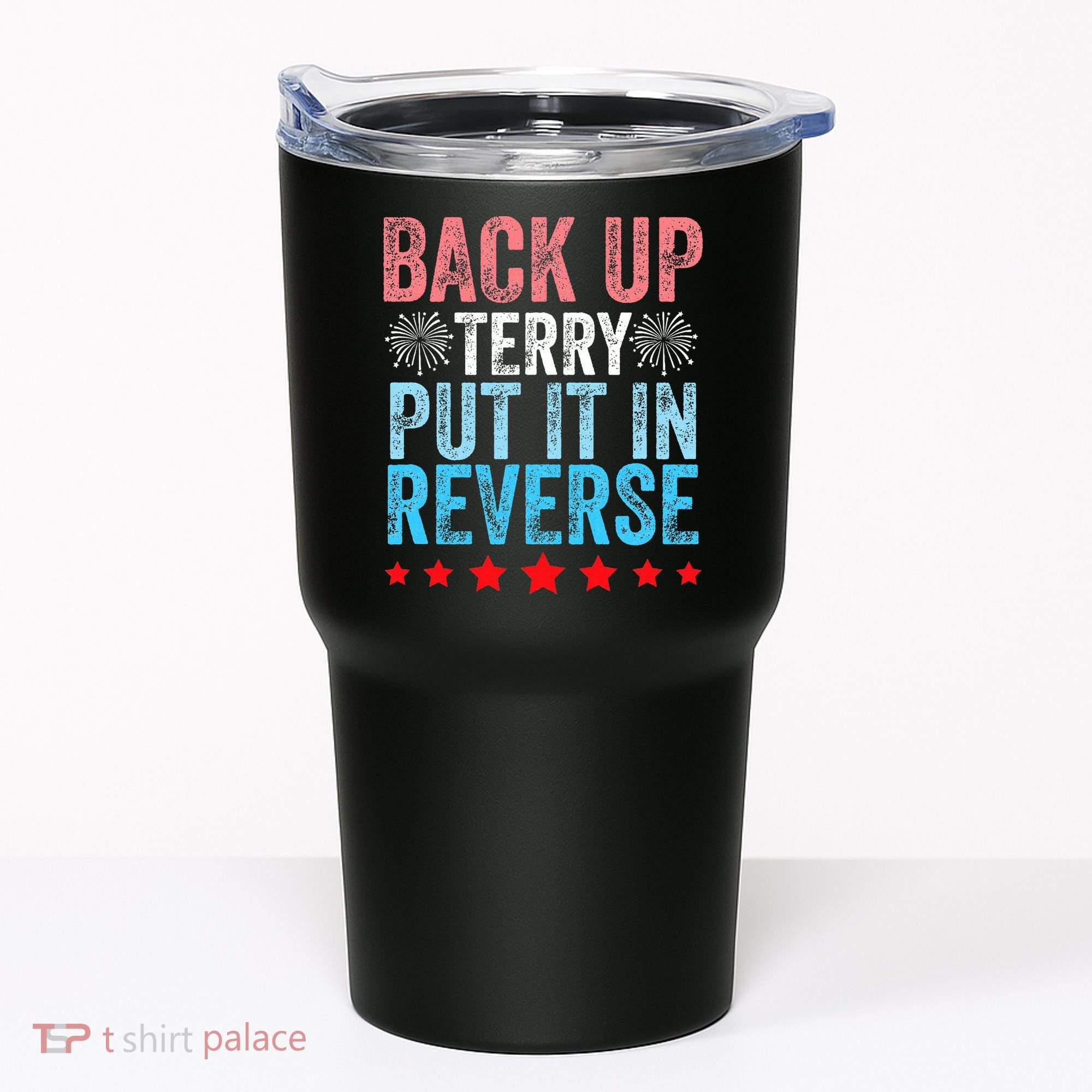 Retro Back Up Terry Back It Up Terry 4th of July Fireworks Tumbler