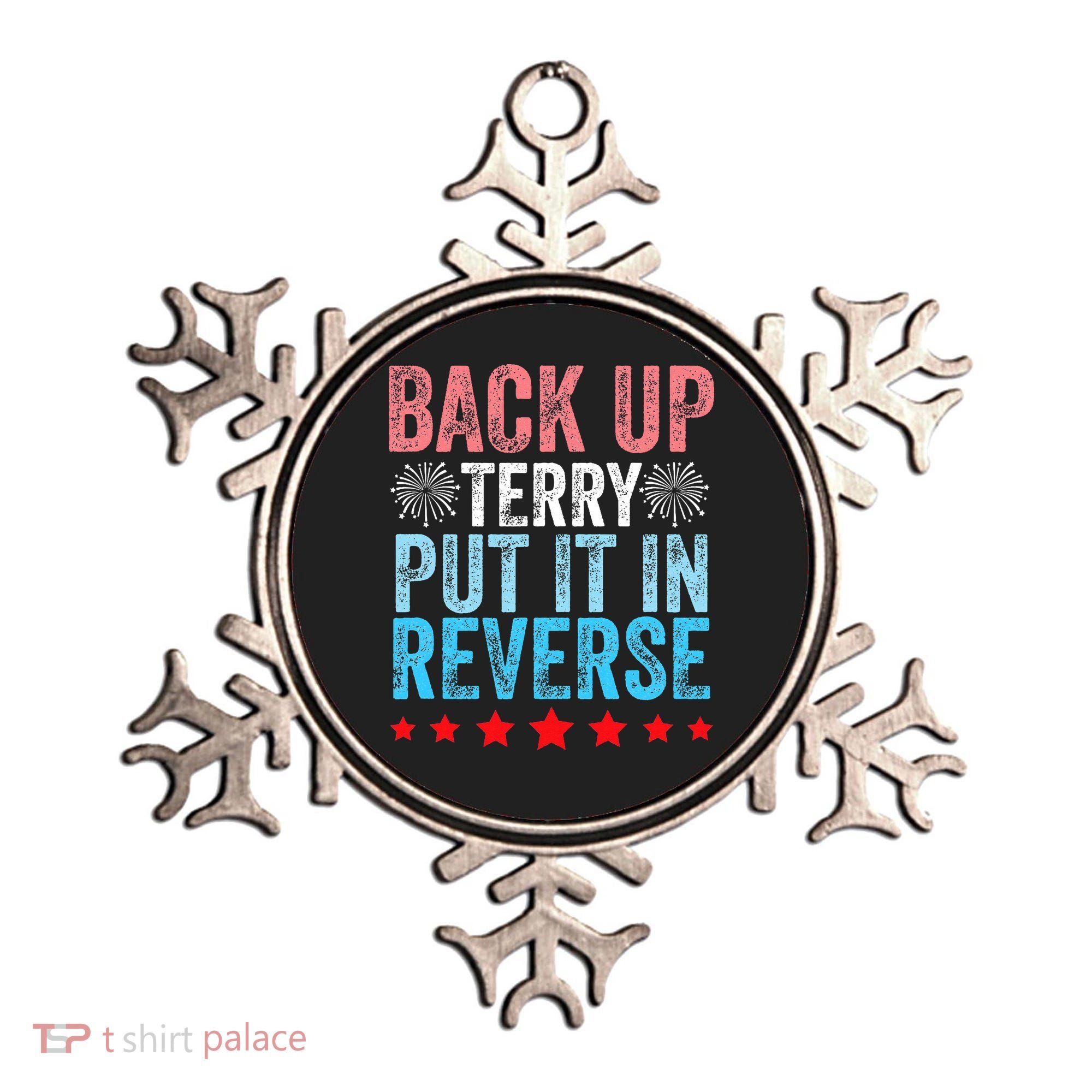 Retro Back Up Terry Back It Up Terry 4th of July Fireworks Ornament
