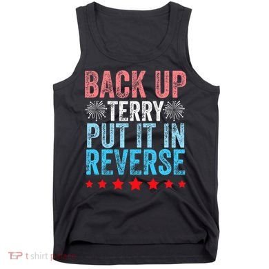 Retro Back Up Terry Back It Up Terry 4th of July Fireworks Tank Top