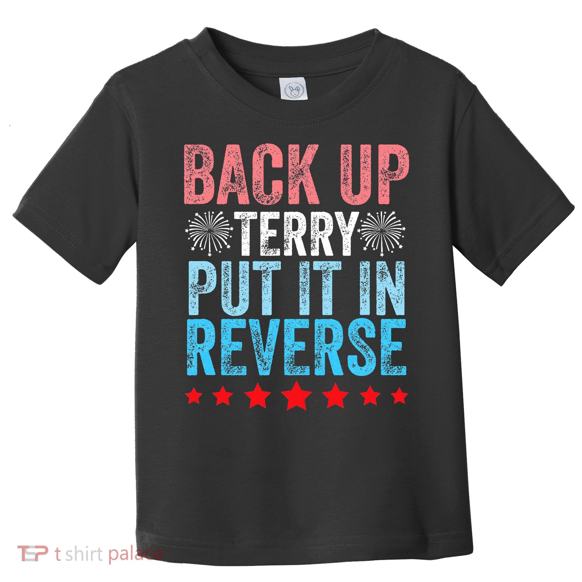 Retro Back Up Terry Back It Up Terry 4th of July Fireworks Toddler T-Shirt