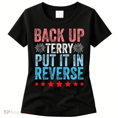 Retro Back Up Terry Back It Up Terry 4th of July Fireworks Women's T-Shirt
